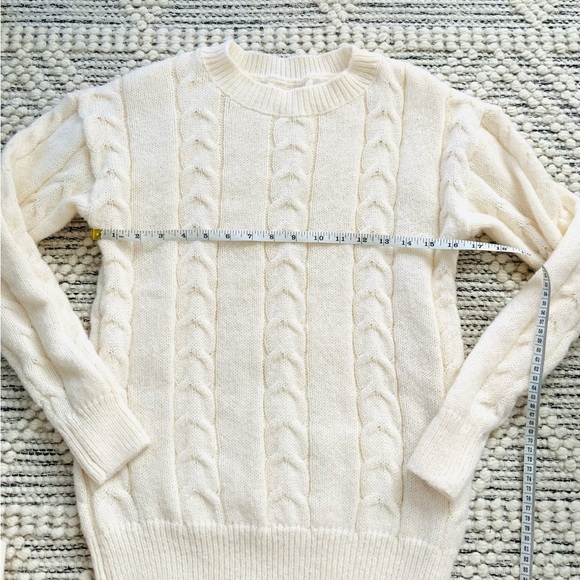 Chunky Cable Knit Long Skirt 2 Piece Outfit Sweater Sets - Picture 6 of 10